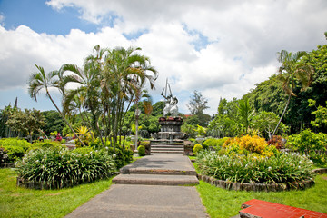 Beautiful garden in center of Denpasar , Bali , Indonesia..