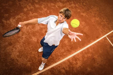 Fotobehang tennis player © Martin Cintula