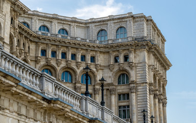 Obraz premium Palace of Parliament Detail in Bucharest