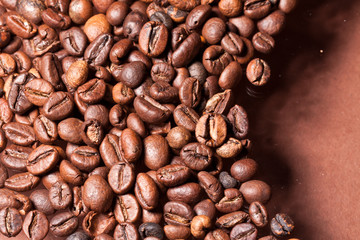 Coffee beans background 