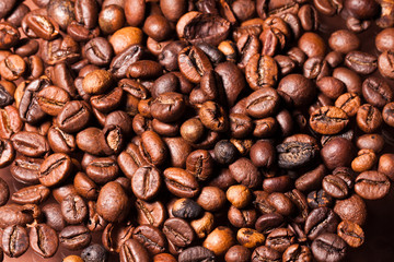 Coffee beans background 