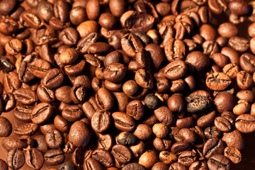 Coffee beans background 