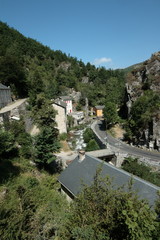 Fototapeta na wymiar Escouloubre-les-Bains, Aude Pireneje