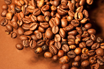 Coffee beans background 