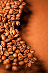 Coffee beans background 