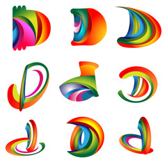 Vector_Abstract_Vibrant_Alphabet_D_Logo_Seq4