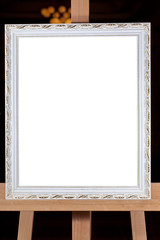silver wooden picture frame
