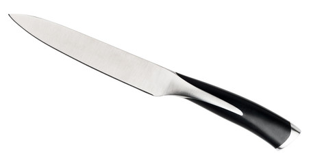 Professional chef knife. Clipping path included.