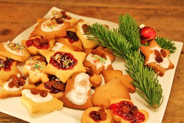 feines Gebäck zur Weihnachtszeit