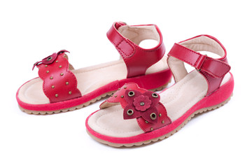 Red Child Sandals