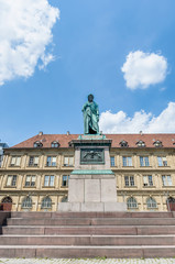 The Schiller memorial in Stuttgart, Germany