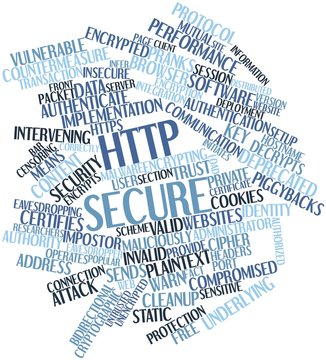 Word cloud for HTTP Secure