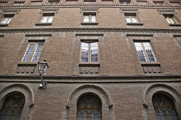 Obraz premium Old Romanesque facade