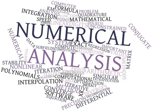Word cloud for Numerical analysis