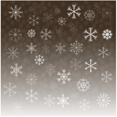 new year background whith snowflake