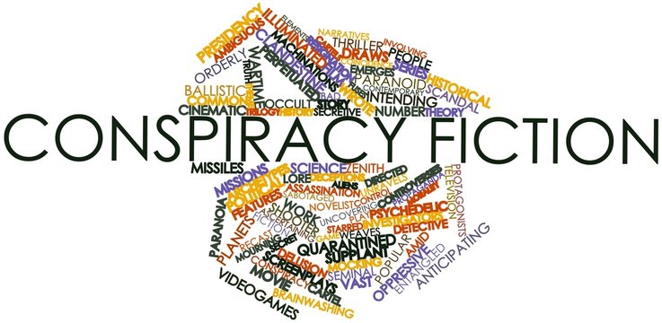 Word cloud for Conspiracy fiction