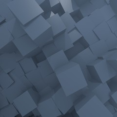 Medium jungle green   perspective  database Cube Background ''