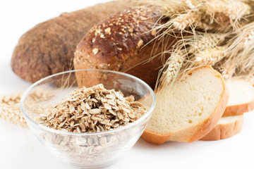 The composition of the products of wheat and grain