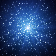 blue stars background