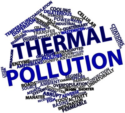 Word cloud for Thermal pollution