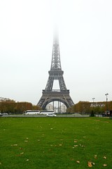 Eiffel Tower Fog