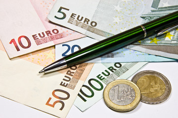 Waluta europejska Euro - obrazy, fototapety, plakaty