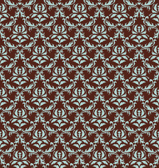 Damask seamless pattern