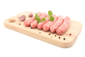 sausage isolated on white background