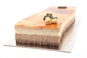 cake isolated on white background