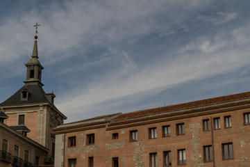 Fototapeta na wymiar Casa de la Villa w Plaza de la Villa, Madryt, Hiszpania. Seat Ci określa