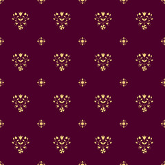 Seamless floral ornamental classic pattern