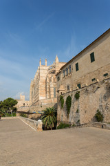 Fototapeta na wymiar Almudaina Palma de Mallorca w Majorka Balearach