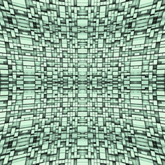 Fototapeta premium Abstract Green Background Blocks Of Cube
