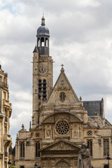 Fototapeta na wymiar Saint Etienne du Mont Kościół, Paryż, Francja