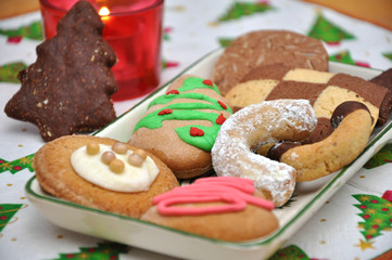 Gemischte Weihnachtsplätzchen