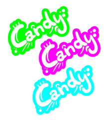Candy graffiti color