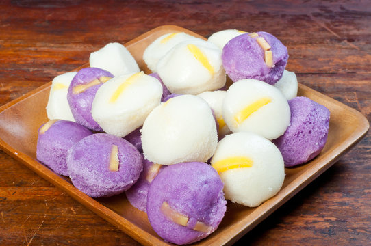 rice muffin cake with cheese also known as puto in filipino