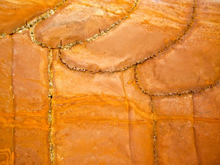 Welded Orange Metal