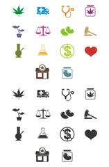 medicinal marijuana icon