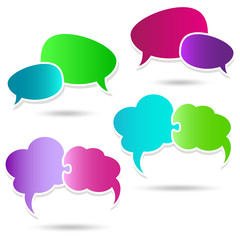 Speech Bubbles - banners 
