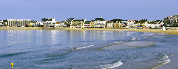 Beach of Quiberon in France