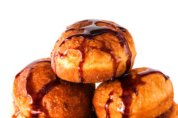 roll watered with caramel