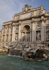 Fototapeta na wymiar Fountain di Trevi, Rome