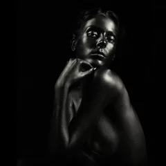 Foto op Plexiglas portrait in nude © Daco