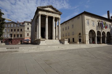 Obraz premium Temple of Augustus (Pula)
