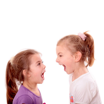 Freundinnen haben streit