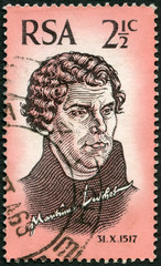SOUTH AFRICA - 1967: shows Martin Luther (1483-1546)