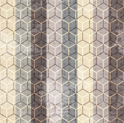 vintage cubes seamless