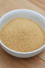 ciotola di zucchero di canna