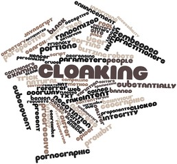 Word cloud for Cloaking